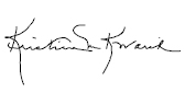 Mayor Kovarik signature