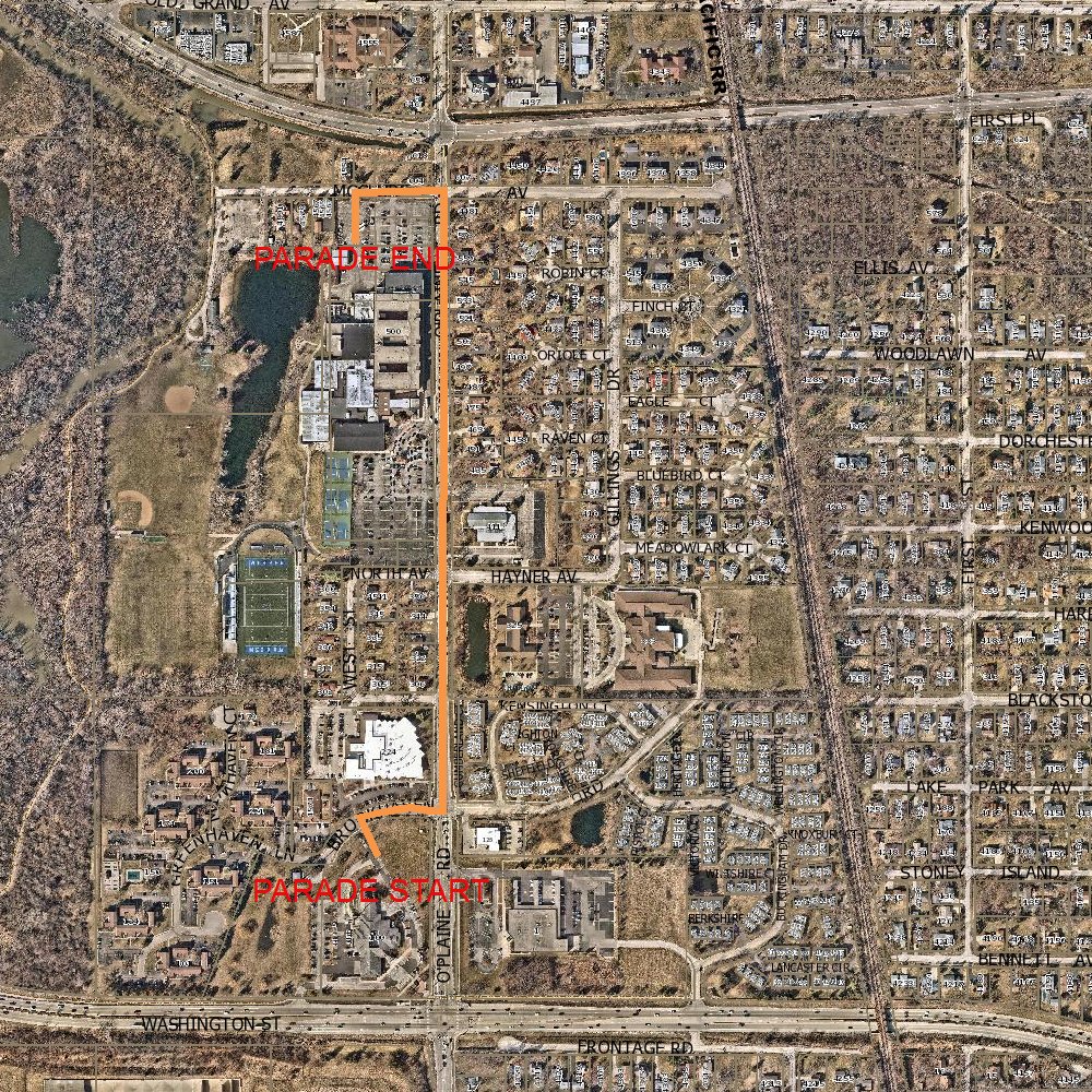 WTHS Parade Route 2021 WTHS Parade Route 2021