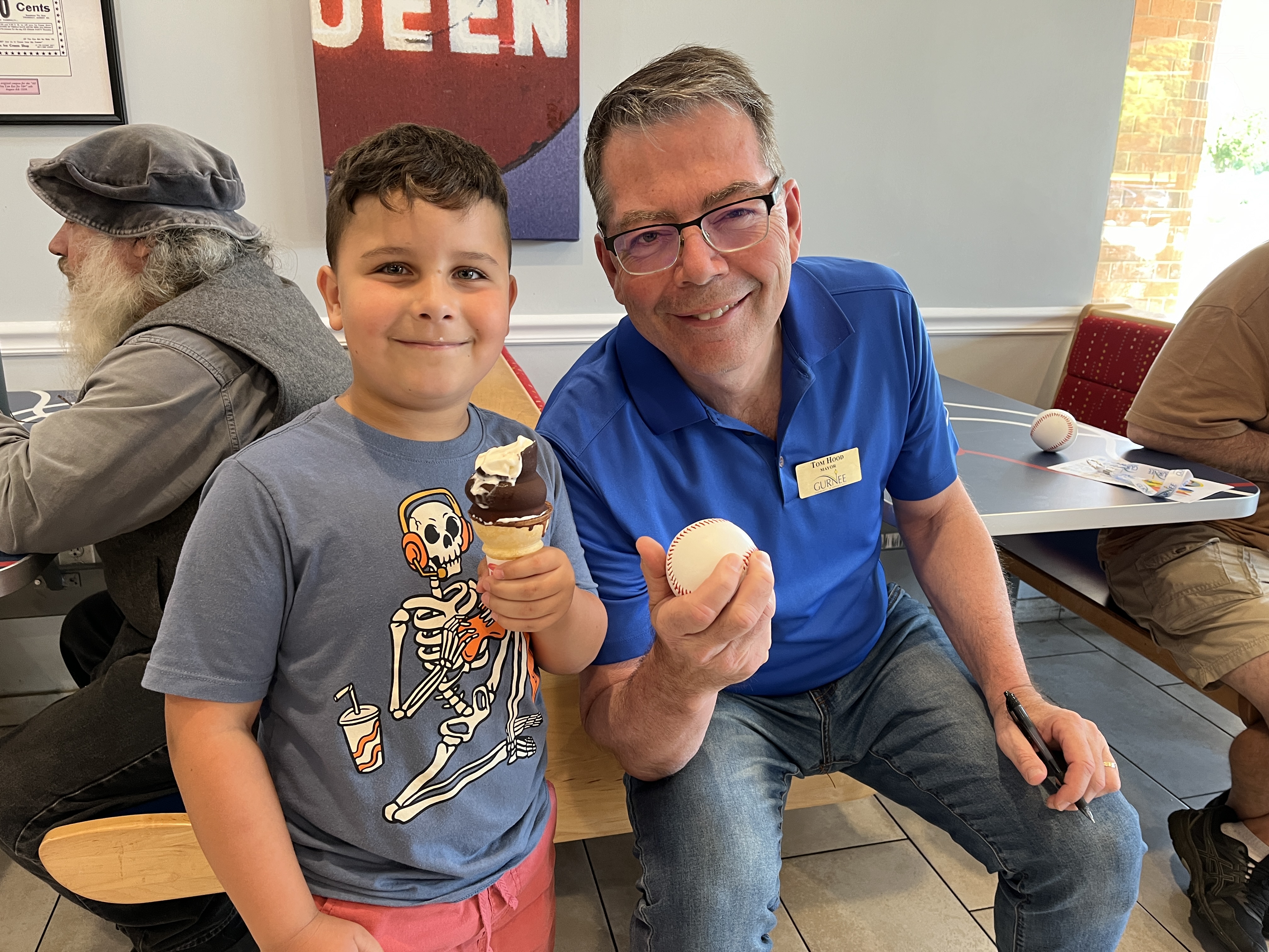 Ice Cream with the Mayor